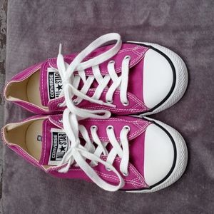 COPY - Women's size 9 Converse All Star shoes Raspberry Pink worn once.